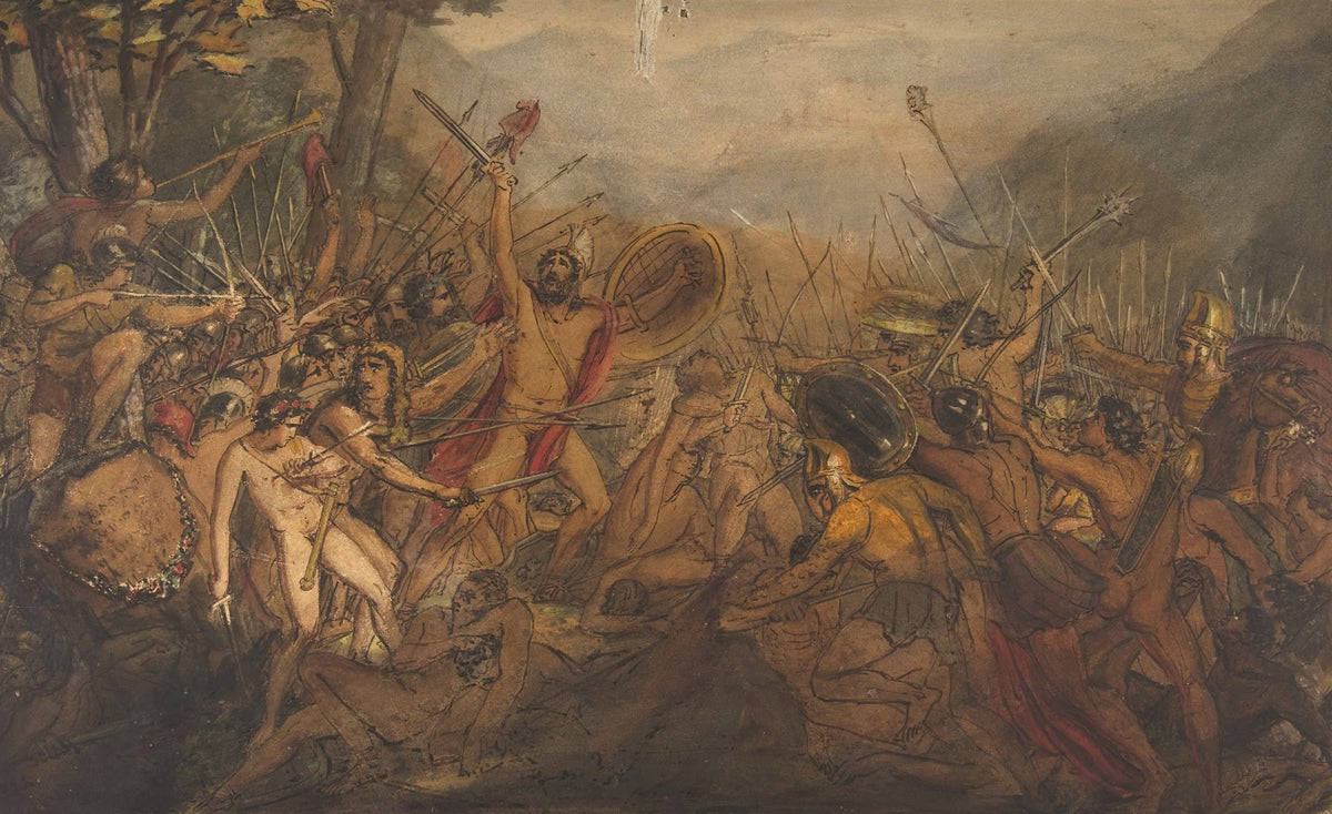 Battle Scene 19th century