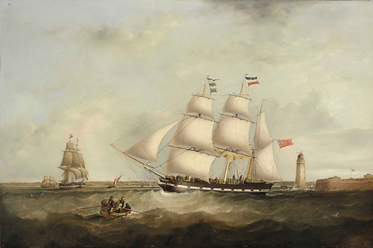 The gazelle Entering The Mersey 1837