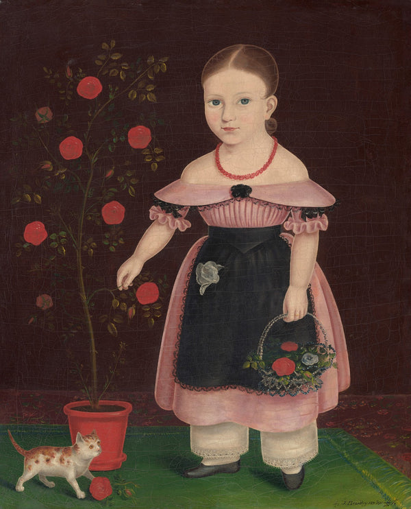 Little Girl in Lavender c 1840