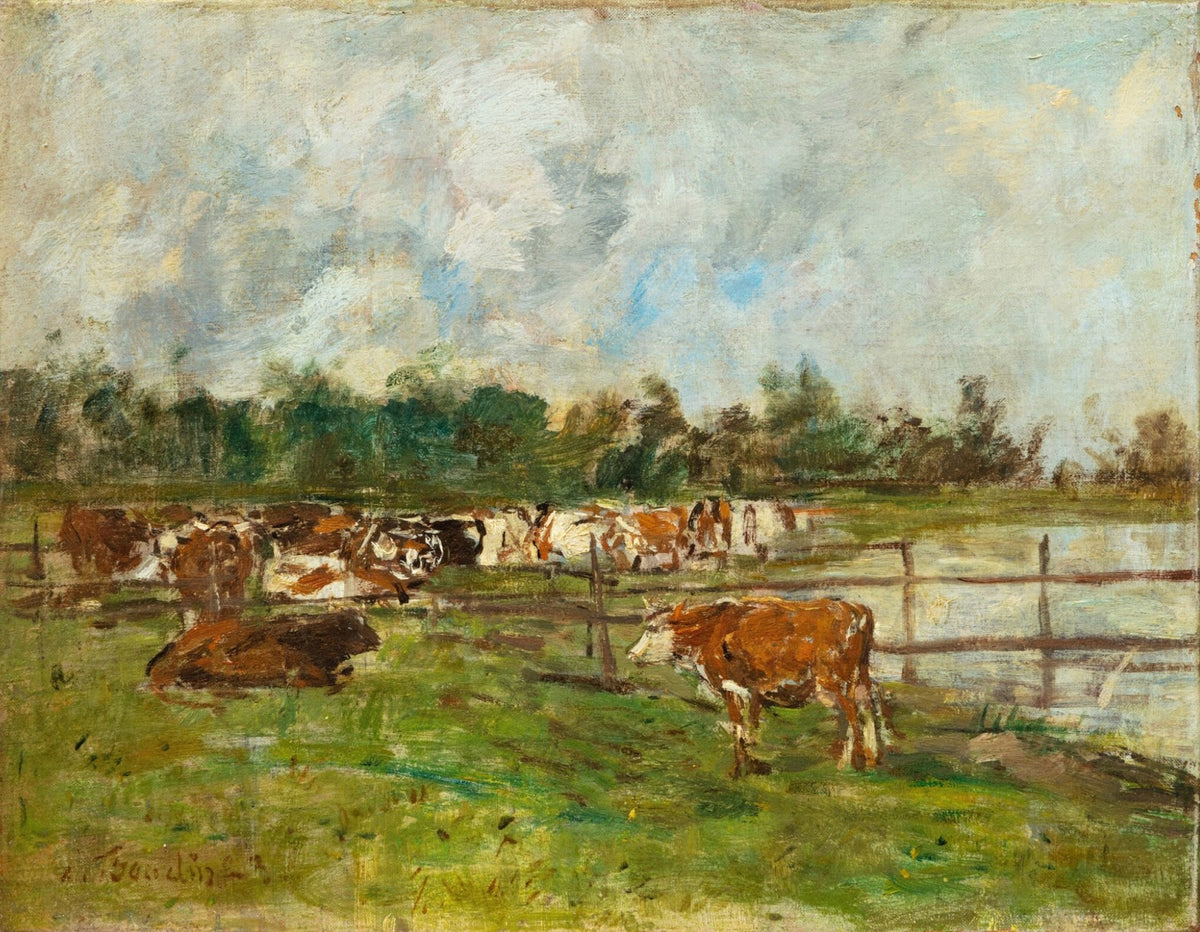 Vaches au pré circa 1888 95