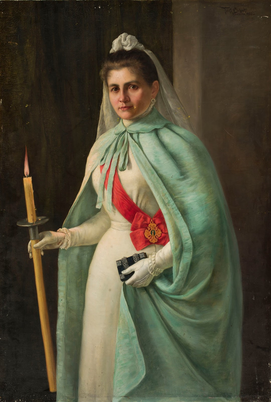 Portrait of countess Konstancja Cichocka 1900