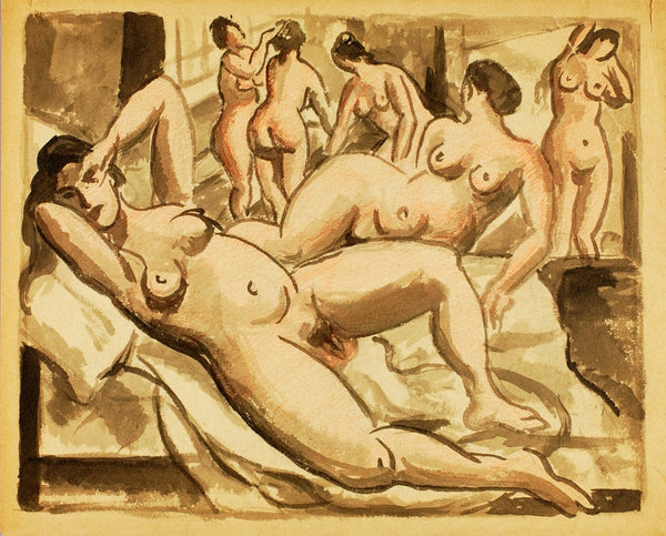 Group of Six Female Nudes 1995