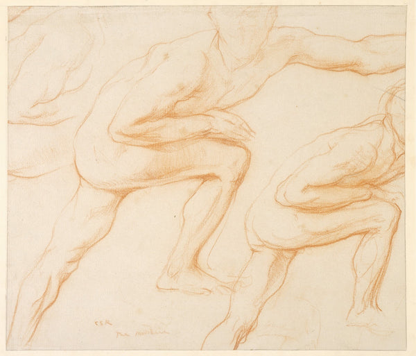 Studies of Male Figure 19th20th century