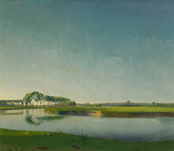 The River The End of a Beautiful Day ca 1905
