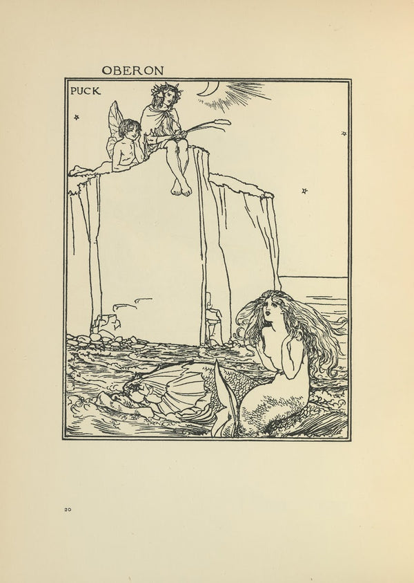 Illustration for A midsummer nights dream 1914