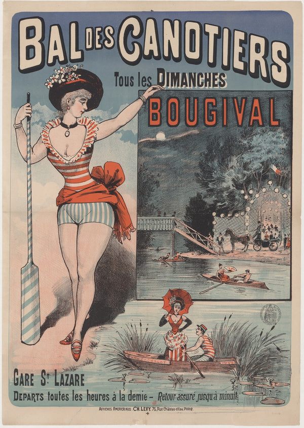 Bal des canotiers Bougival 1882 1888