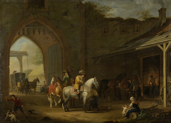 Horsemen at the Blacksmiths 1787