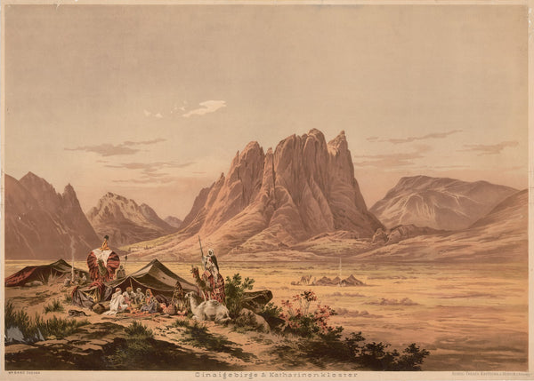 Mount Sinai and St Catherines Monastery 1911