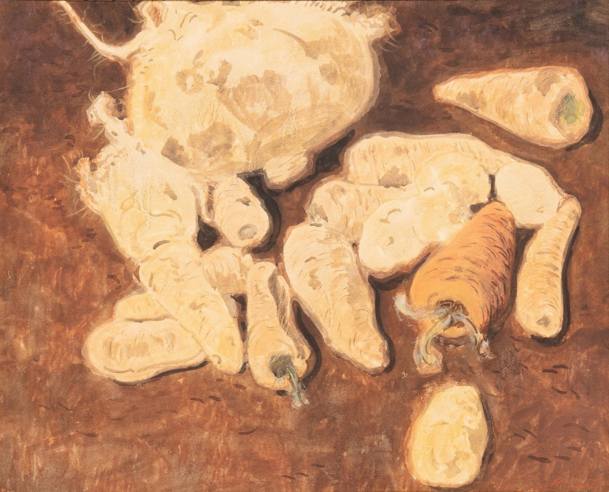 Nature morte aux navets et carottes 1924
