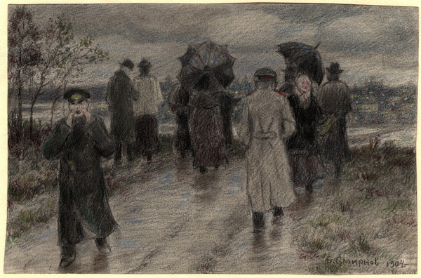 Returning from an Unsuccessful Picnic in the Taiga Irkutsk 1904