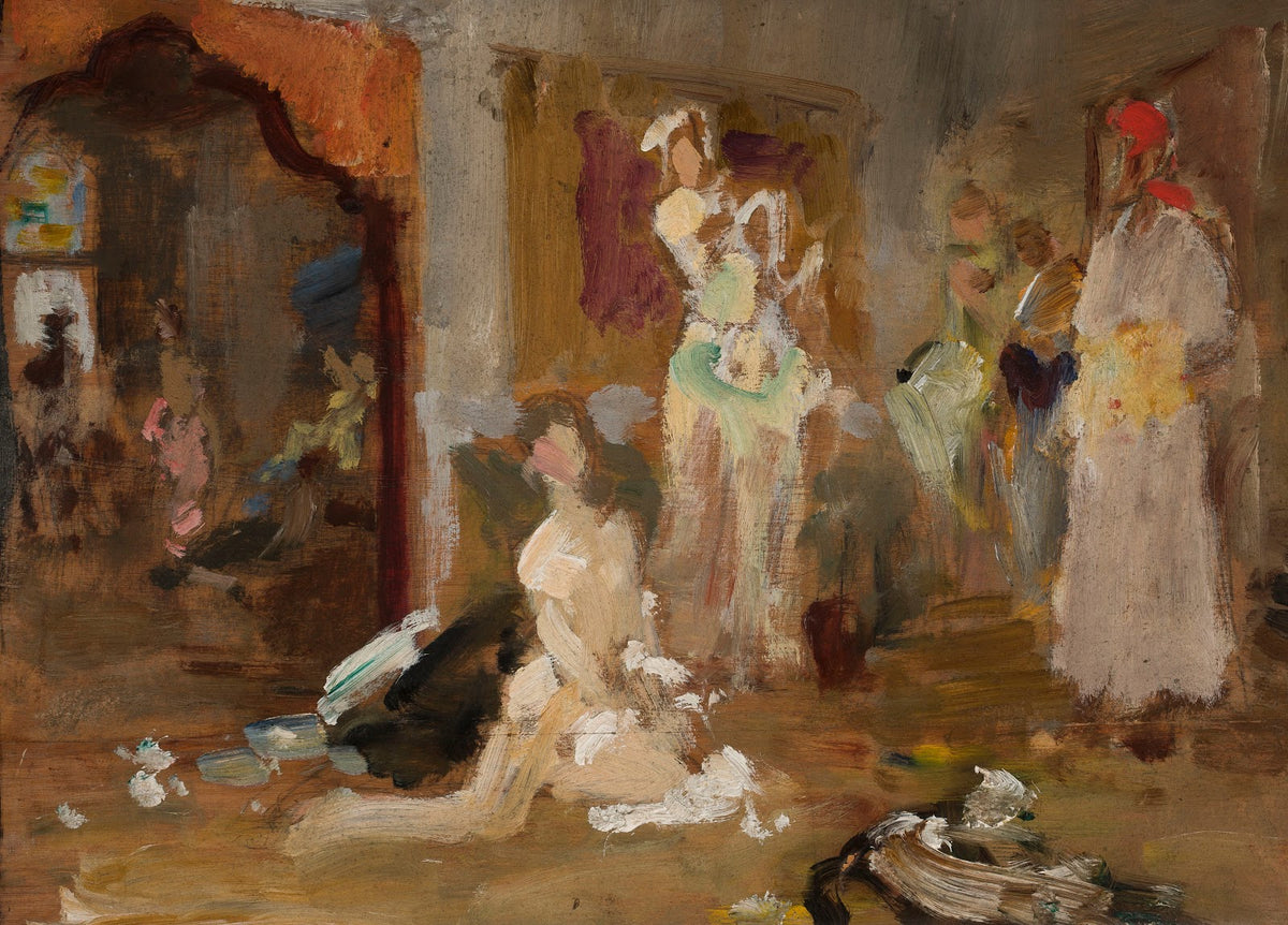 Sketch for the painting Potocka in Bakhchisaray 1897   1899