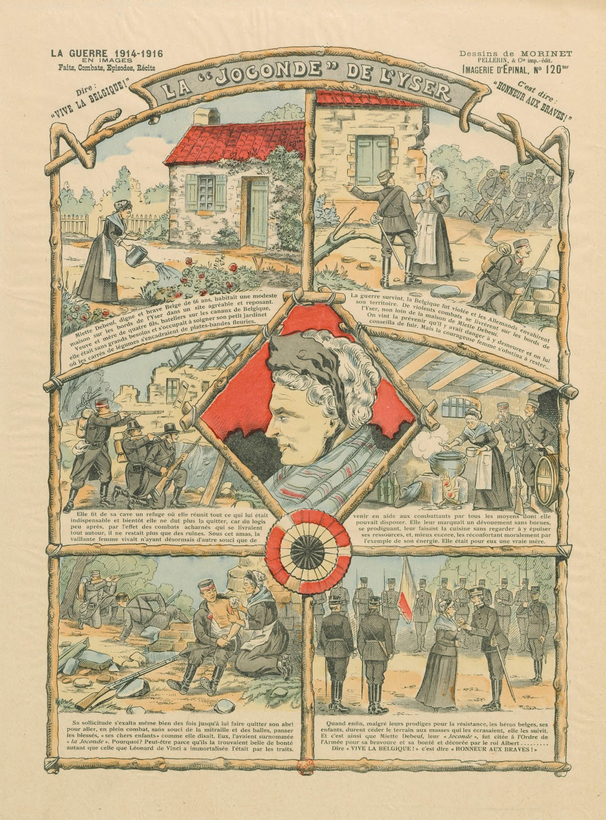Imagerie dEpinal N 120ter La guerre 1914 1915 en images  faits combats épisodes