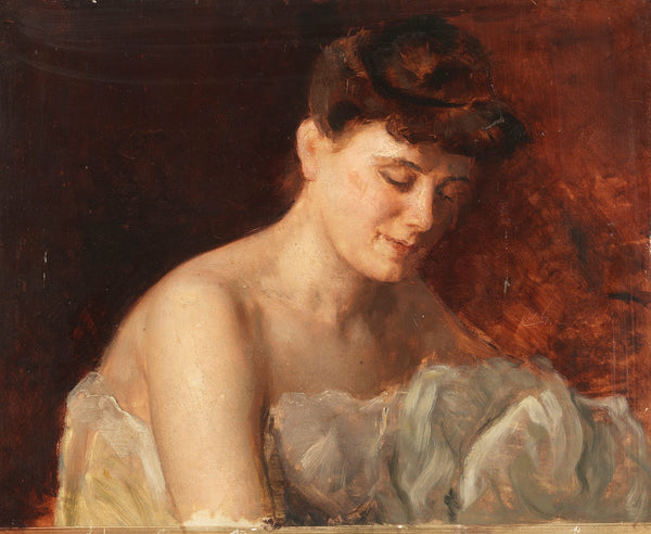 Frauenporträt Studie 1880