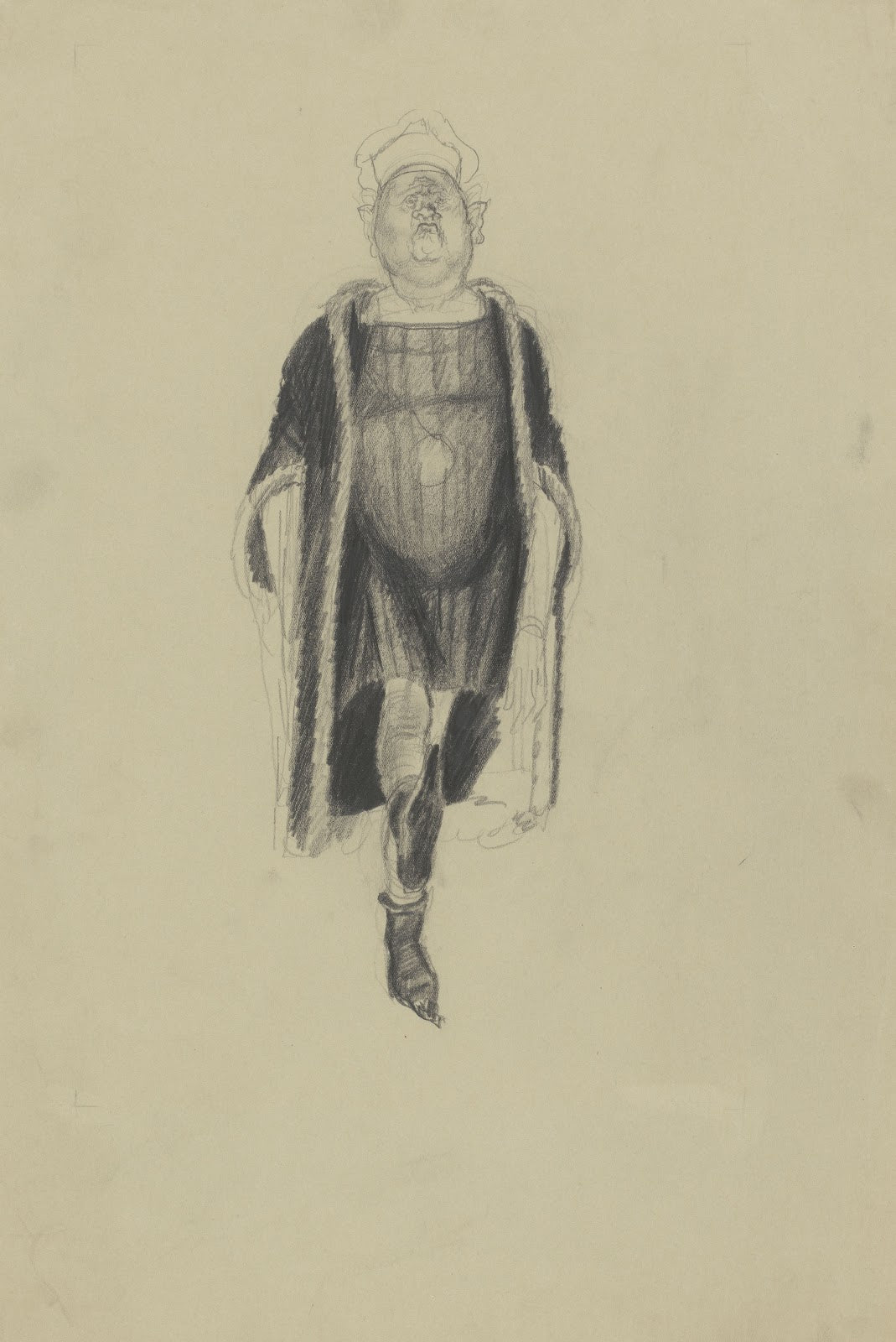 Figuur met neus in de lucht 1930 1945