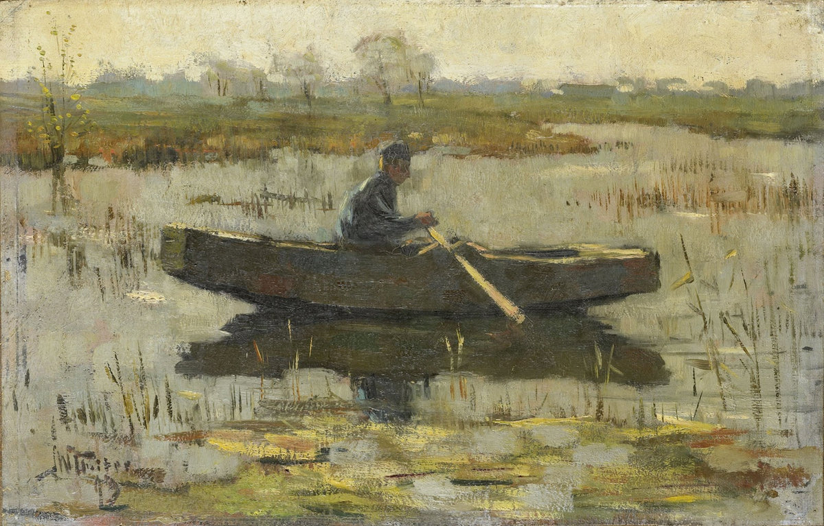 Man in een roeiboot 1880   1926