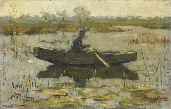 Man in een roeiboot 1880   1926