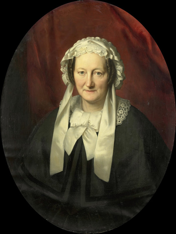 Portrait of Johanna Maria Parvé Wife of Hendrik André Cornelis Tierens 1857