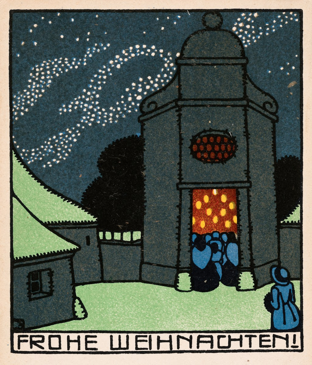 Nr 168 Weihnachtskarte 1908