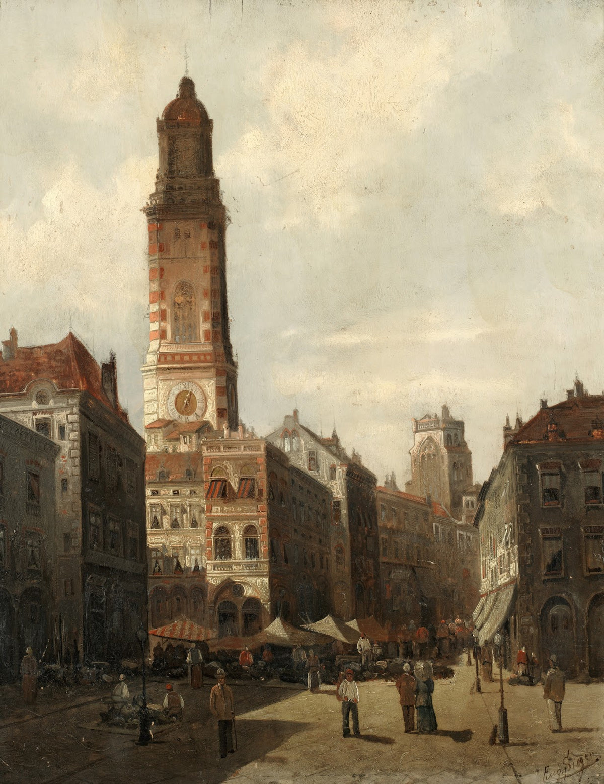 A street market