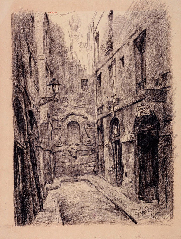 La rue Saint Paul rue Eginhard 1855 1912