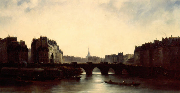 Le Pont Neuf et lIle de la Cité 1834