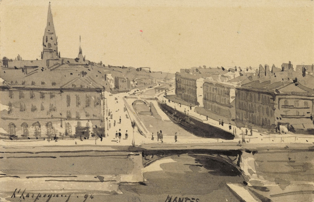 Vue de Nantes 1894