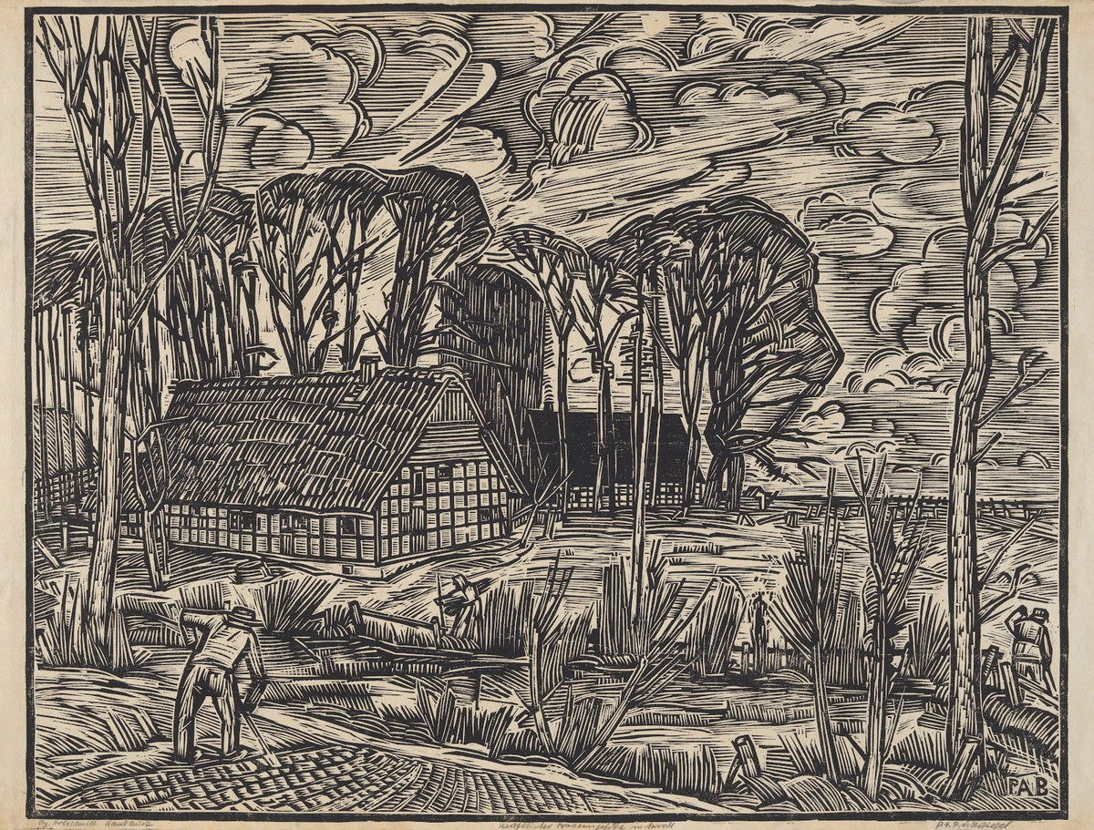 Interieur met spiegel boven een schoorsteenmantel 1888 1934