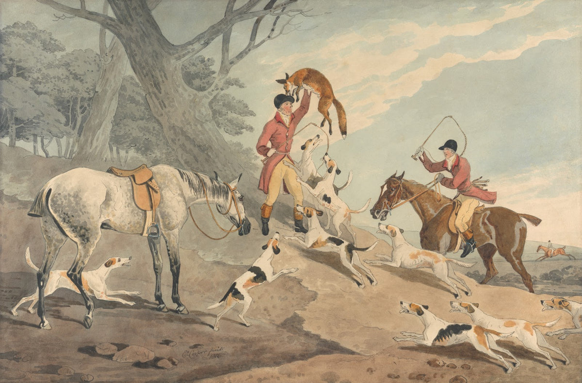 Foxhunting The Death 1816