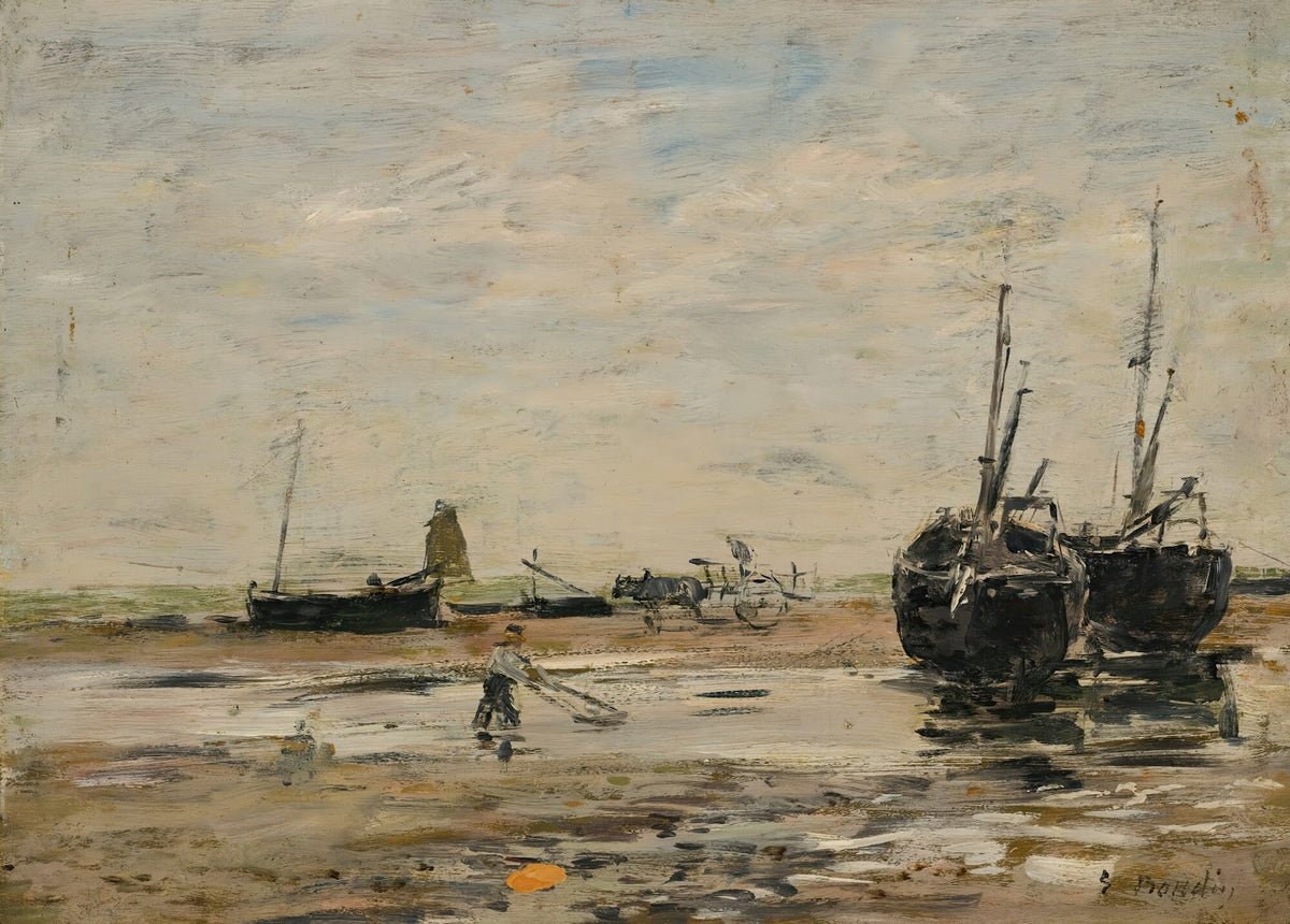Rivage De Berk Marée Basse circa 1880 85
