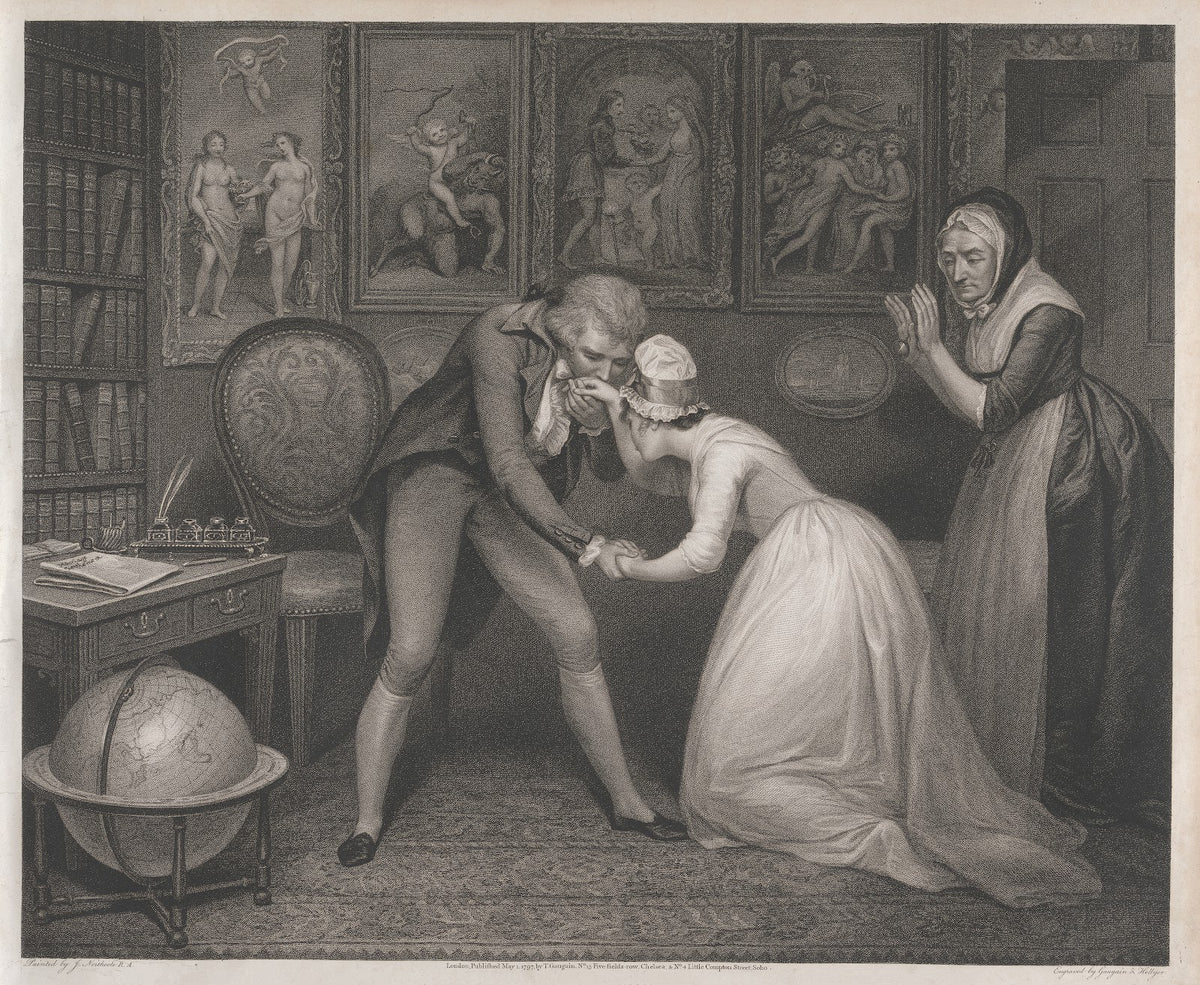The Good Girl Receives the Honourable Addresses of her Master 1797