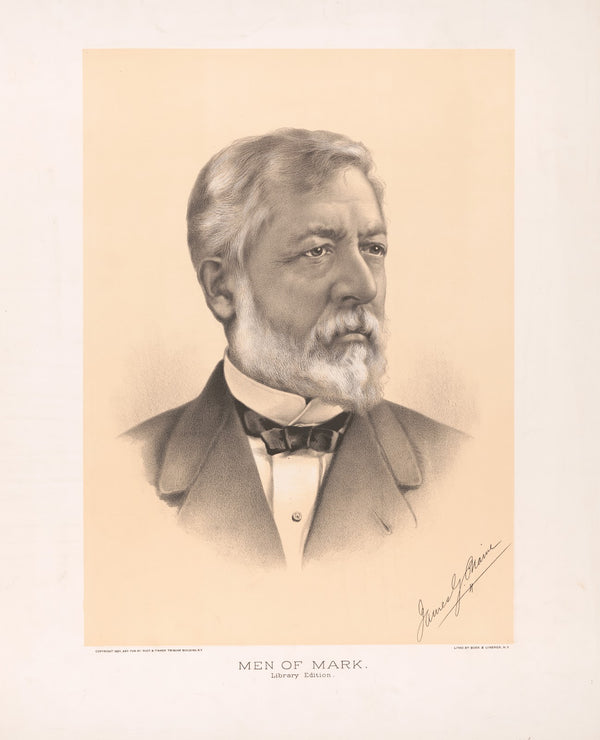Men of Mark Library edition James G Blaine 1884