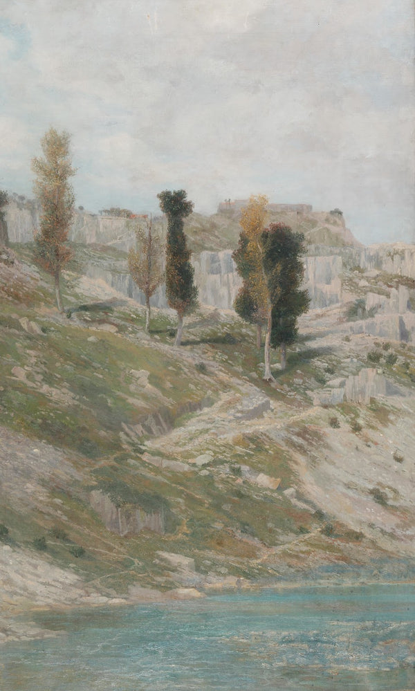 Felsenlandschaft bei St Canzian 1897
