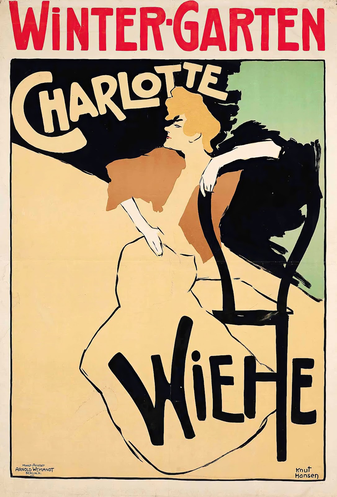 CHARLOTTE WIEHE WINTER GARTEN 1900s