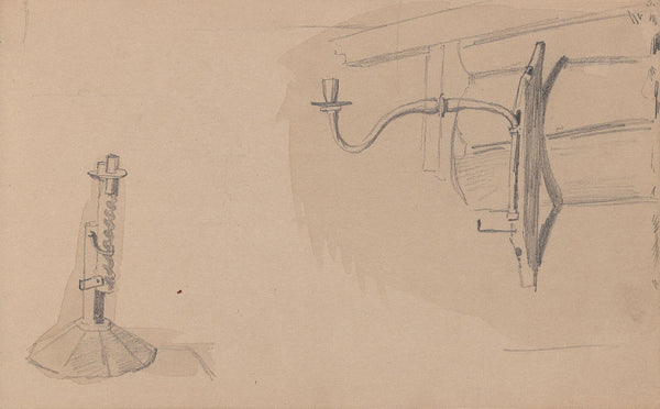 Candlesticks between 1855 and 1857