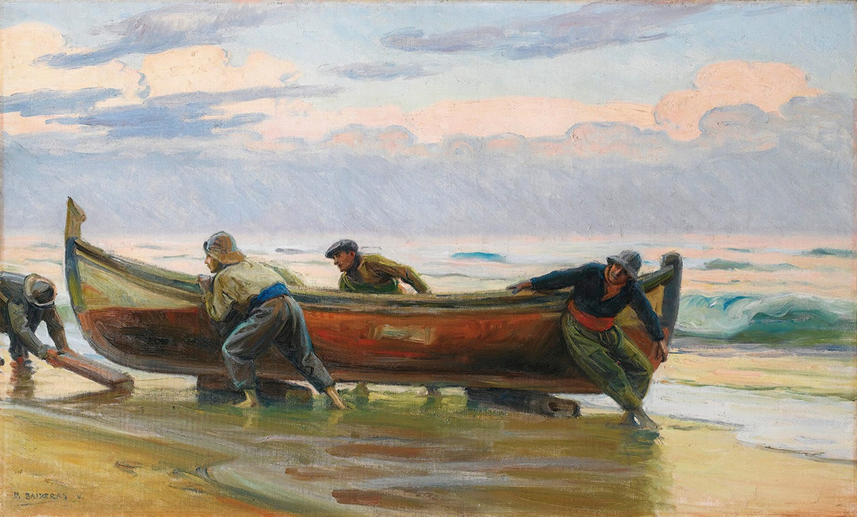 Hauling in the catch