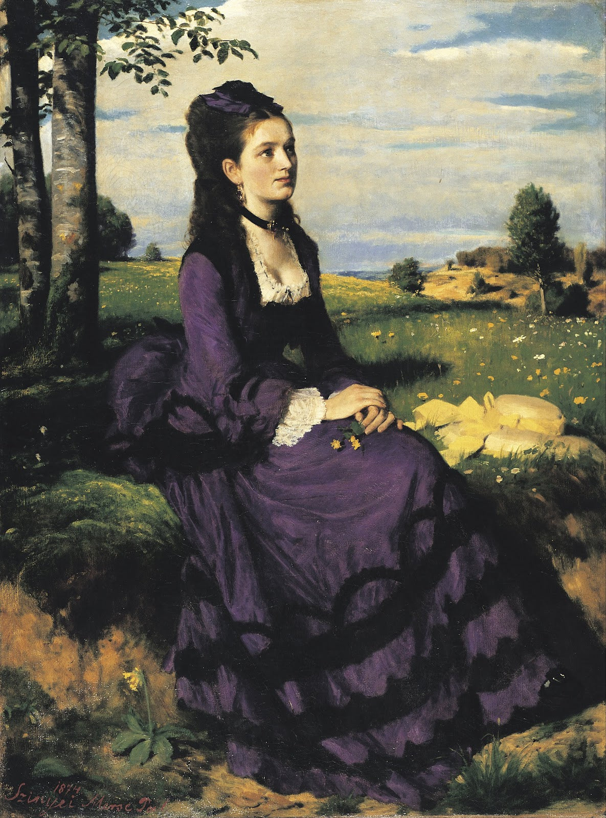 Lady in Violet 1874