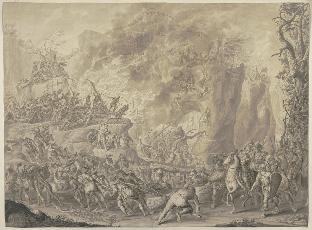Hannibals Kampf mit den Helvetiern 1722