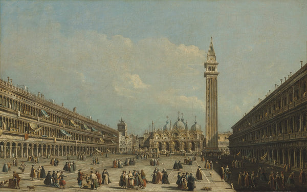 Saint Marks Square with the Basilica and the Campanile