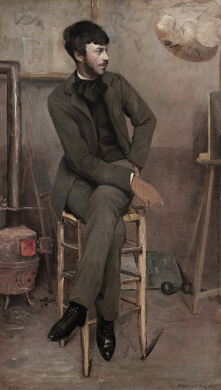 Portrait of a Painter in a Parisian Studio 1887