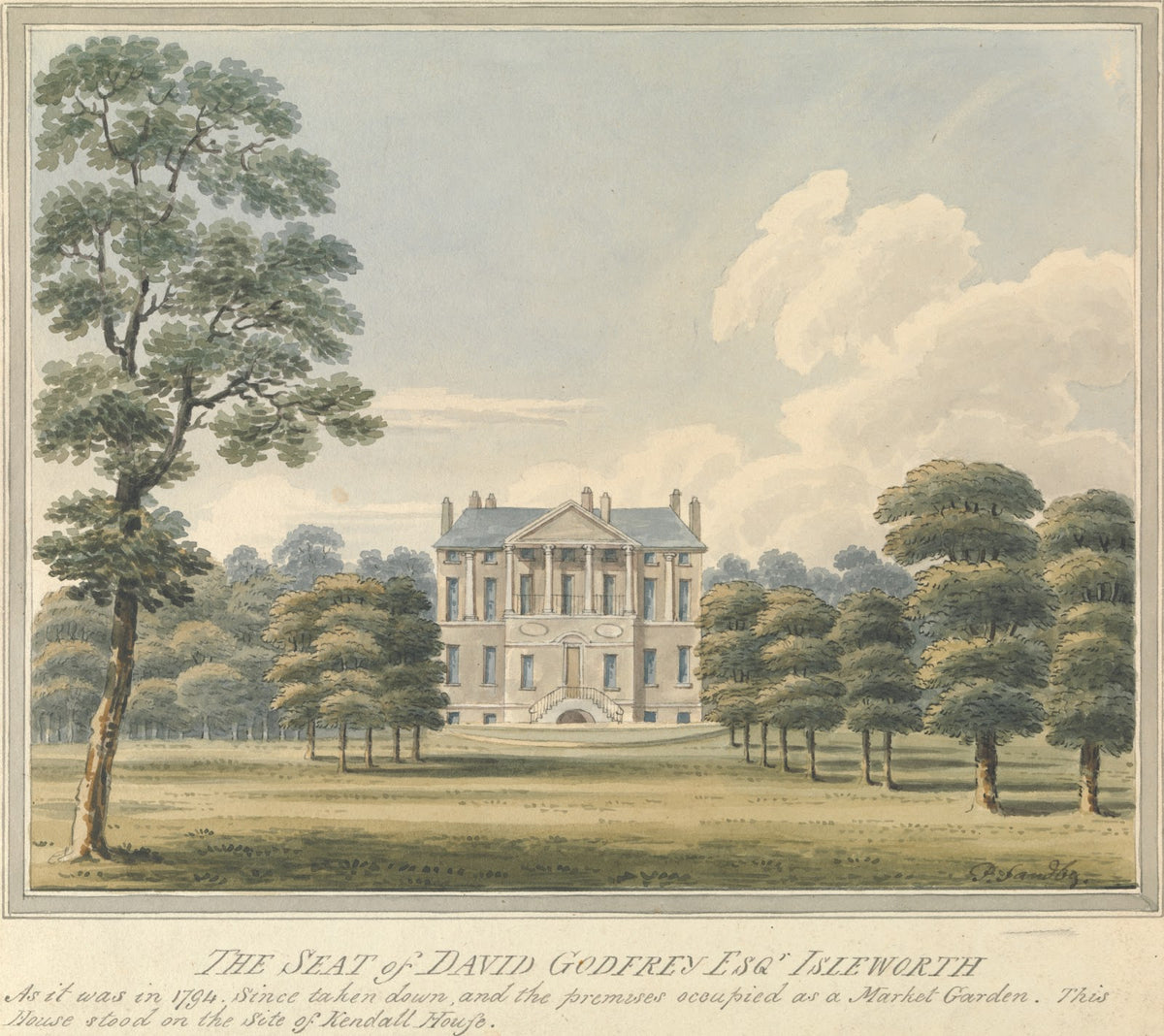 Seat of David Godfrey Isleworth Middlesex