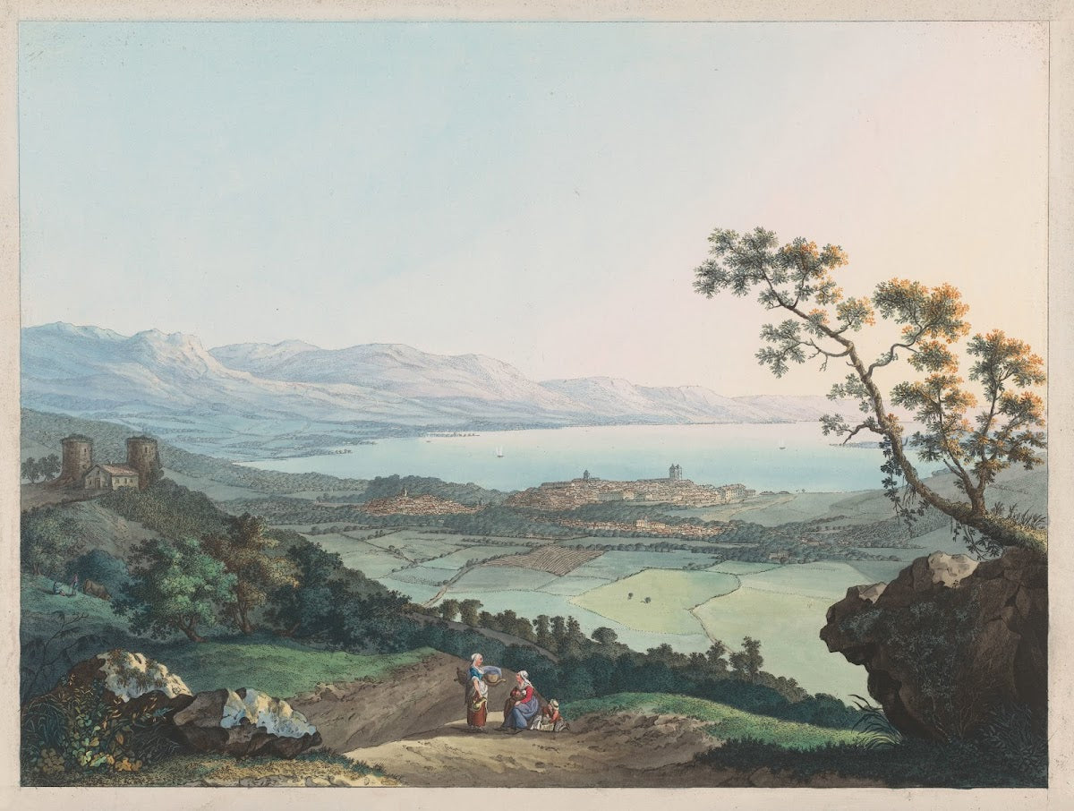Vue de Genève pris depuis Saconex en Savoie 1740 1796