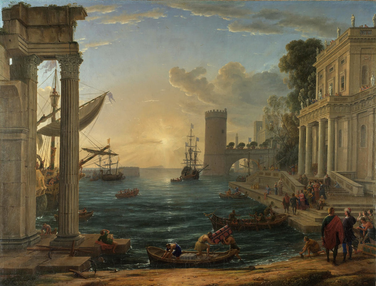 The Embarkation of the Queen of Sheba 1648