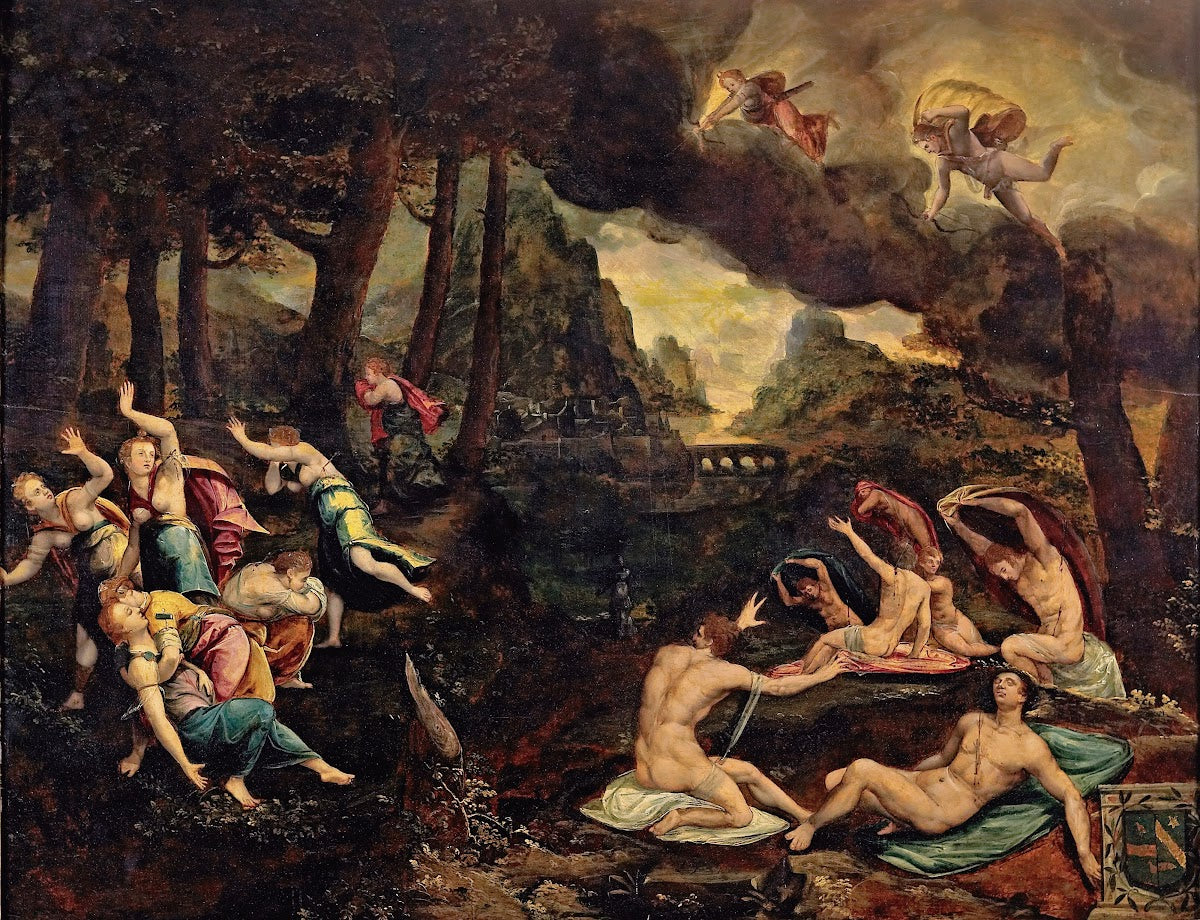 Apollo And Artemis Killing The Children OfNiobe 1551