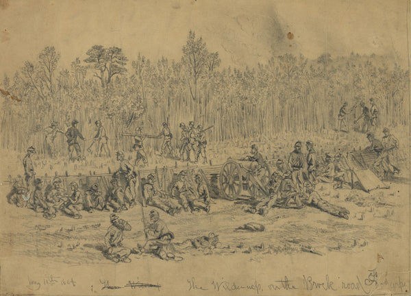 The Wilderness on the Brock road 2nd CorpsMay 11th 1864 1864