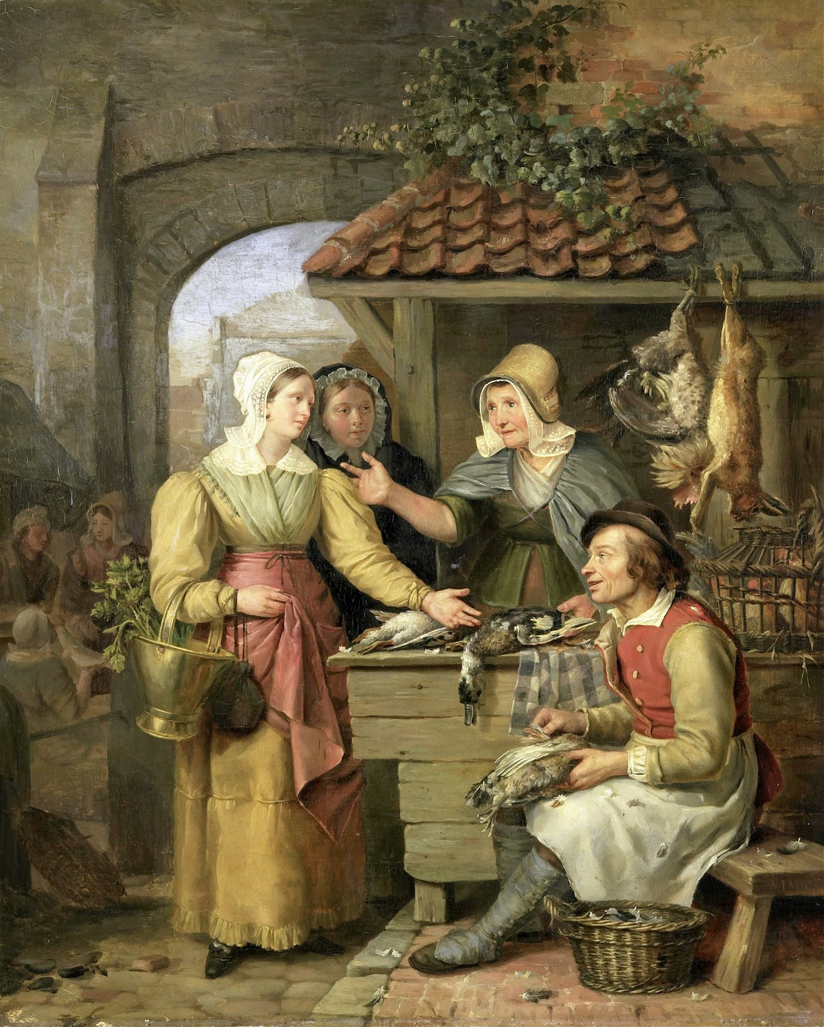 The Poultry Stall c 1830