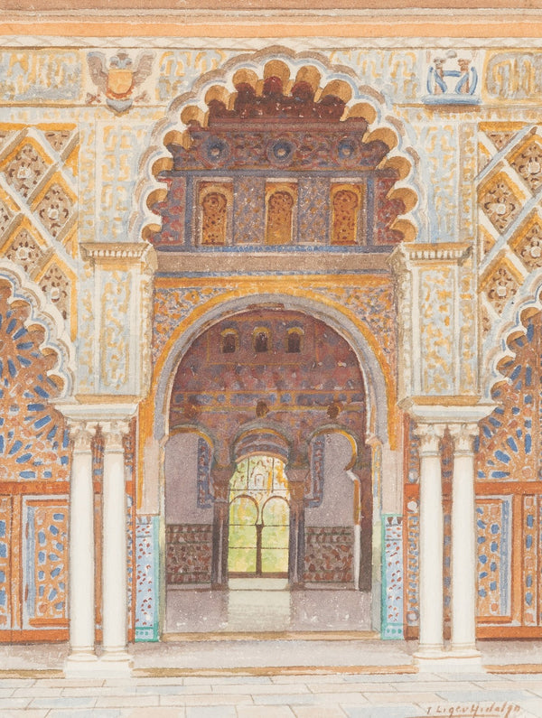 Patio In The Alcázar Of Seville