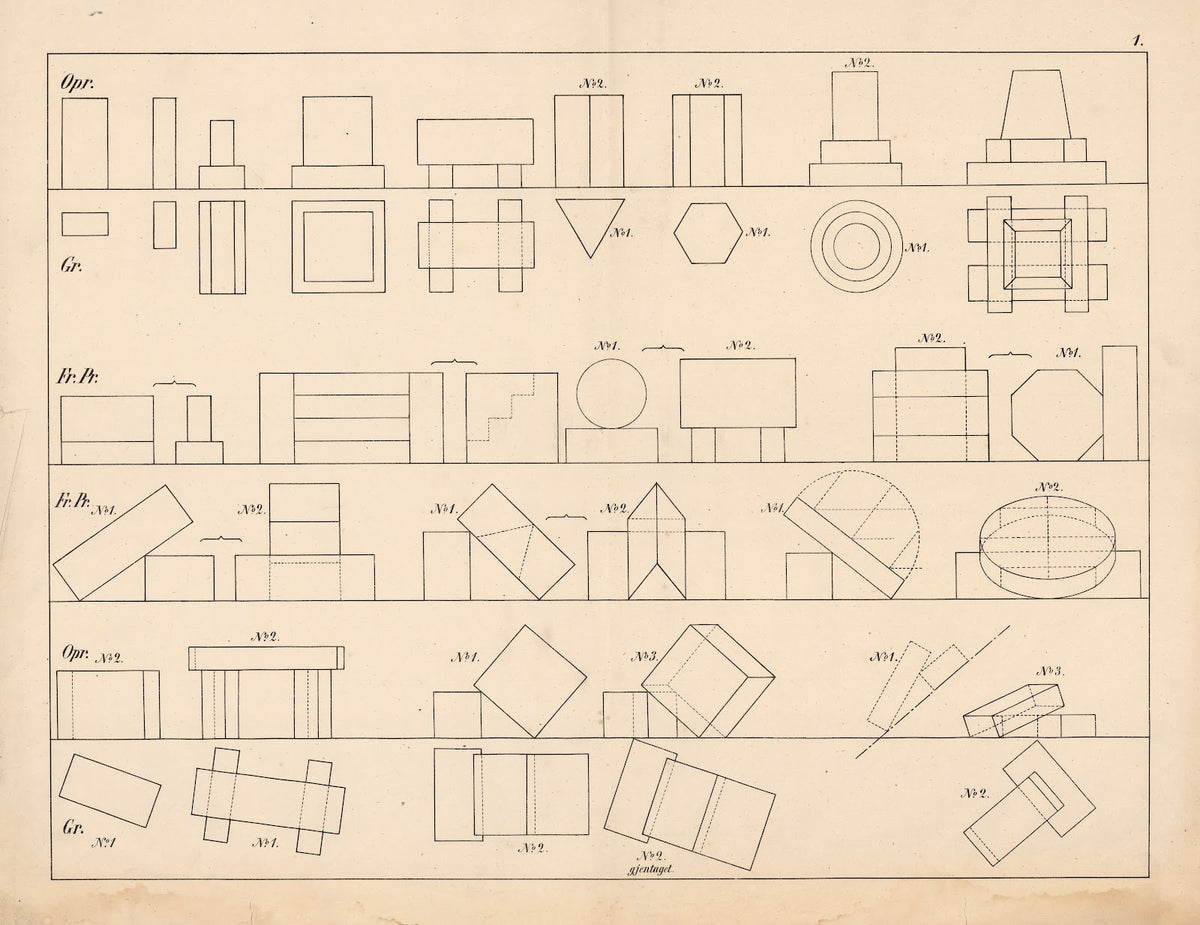 Drawing lesson boards Pl01 1876