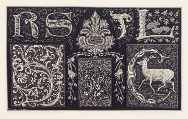 Les petits alphabets du brodeur Pl12 1880