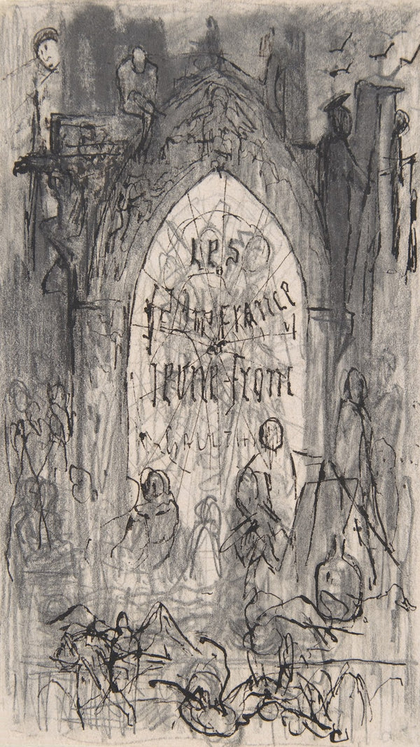 Study for frontispiece for Les Jeunes France by Theophile Gautier
