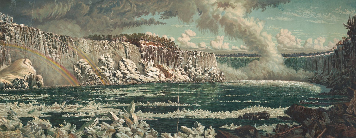 Niagara Falls in winter 1890